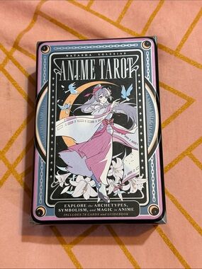 Anime Tarot Deck - Pink, Black & White Box
